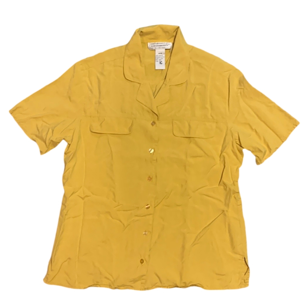 Silk Button Down